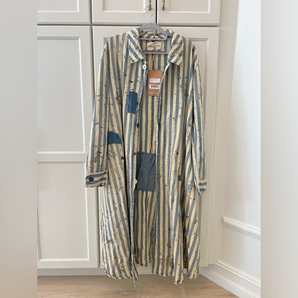 Magnolia Pearl Wells Painters Smock Coat Jacket 290 Big Hickory NWT